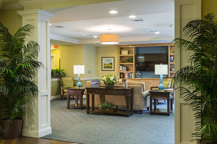 Brightview Arlington Living Room - Massachusetts Senior Living