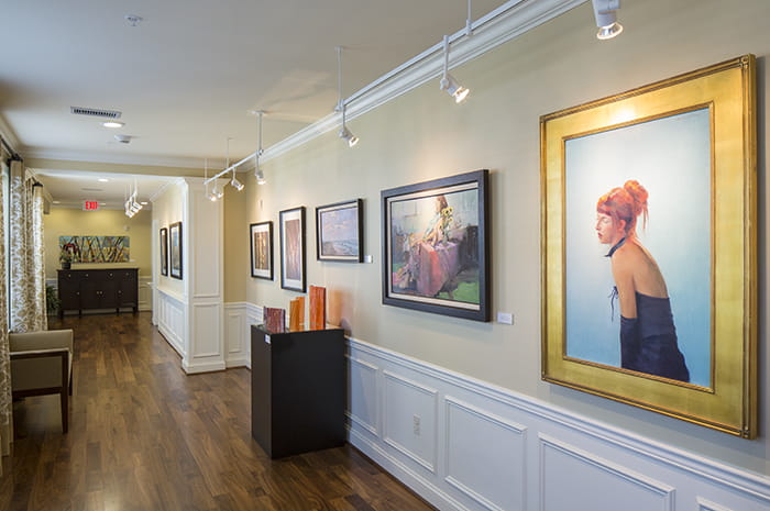 Brightview Fallsgrove Art Gallery - Maryland Senior Living