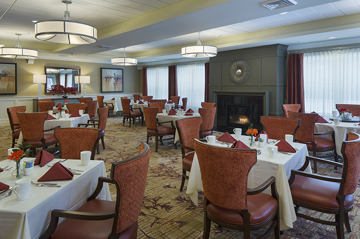 Brightview Paramus Dining Room - New Jersey Senior Living
