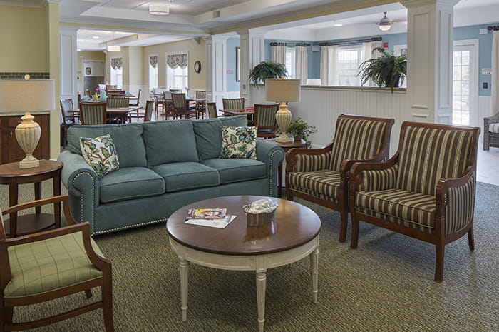 Brightview Randolph Living Room - New Jersey Senior Living