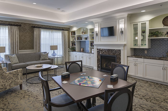 Brightview Randolph Activity Room - New Jersey Senior Living