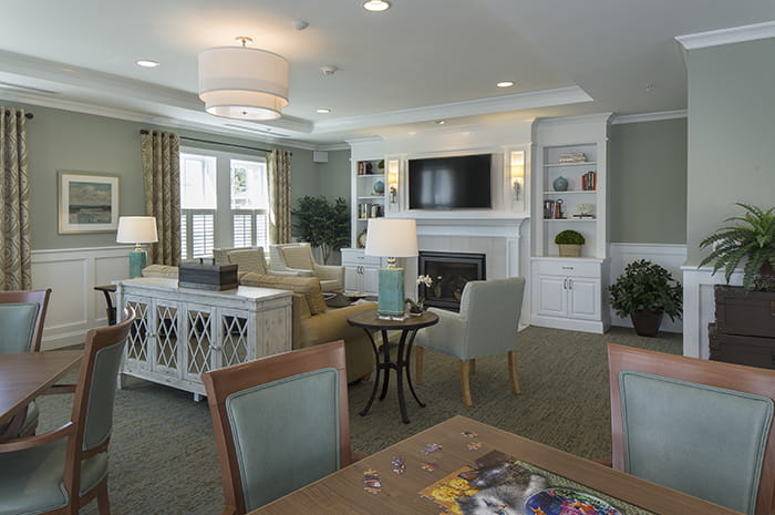 Brightview Tenafly Activity Room - New Jersey Senior Living
