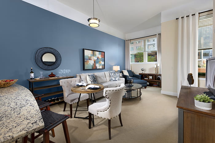 Brightview West End Living Room - Maryland Senior Living