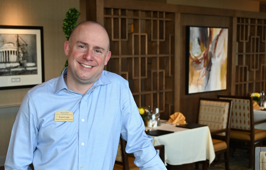 Corporate Director of Dining Services Roger Least