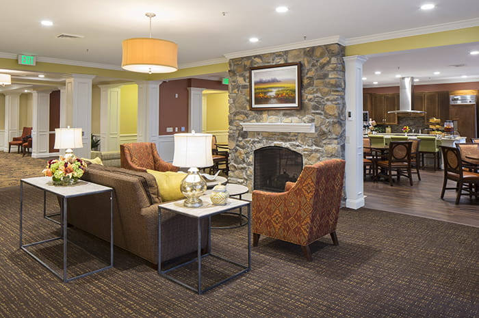 Brightview Perry Hall Living Room - Maryland Senior Living