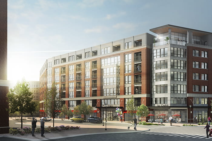 Brightview West End Exterior Rendering - Maryland Senior Living