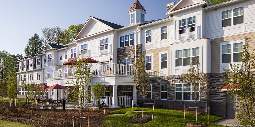 Brightview Fallsgrove Exterior - Maryland Senior Living