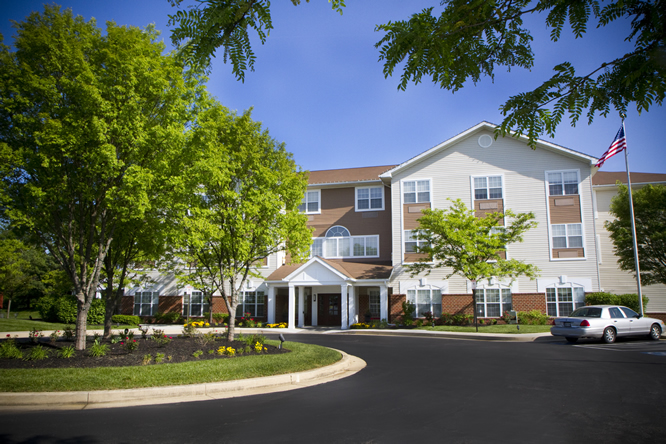 Brightview White Marsh Exterior - Maryland Senior Living