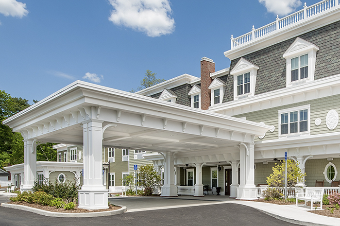 Brightview on New Canaan Exterior - Connecticut Senior Living