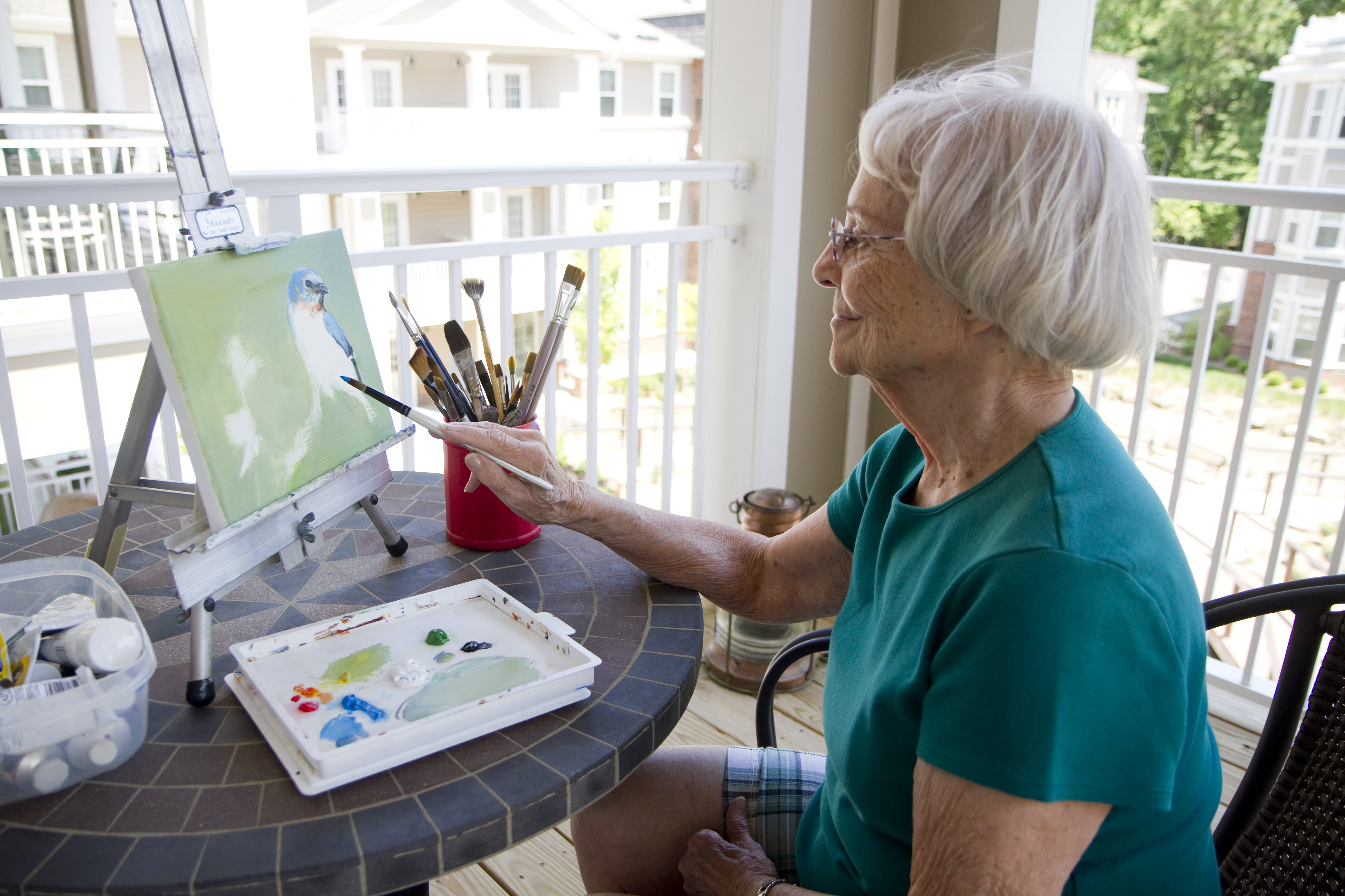 Brightview Senior Living Resident Painting
