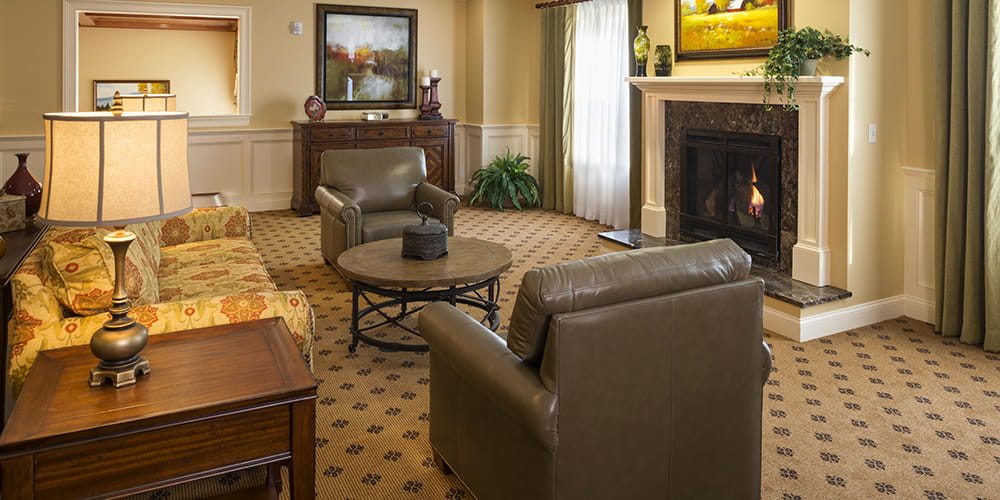 Brightview North Andover Living Room - Massachusetts Senior Living