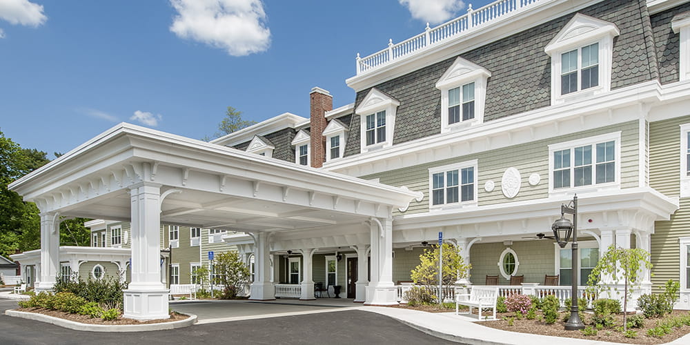 Brightview on New Canaan Exterior - Connecticut Senior Living