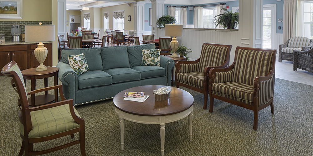 Brightview Randolph Living Room - New Jersey Senior Living