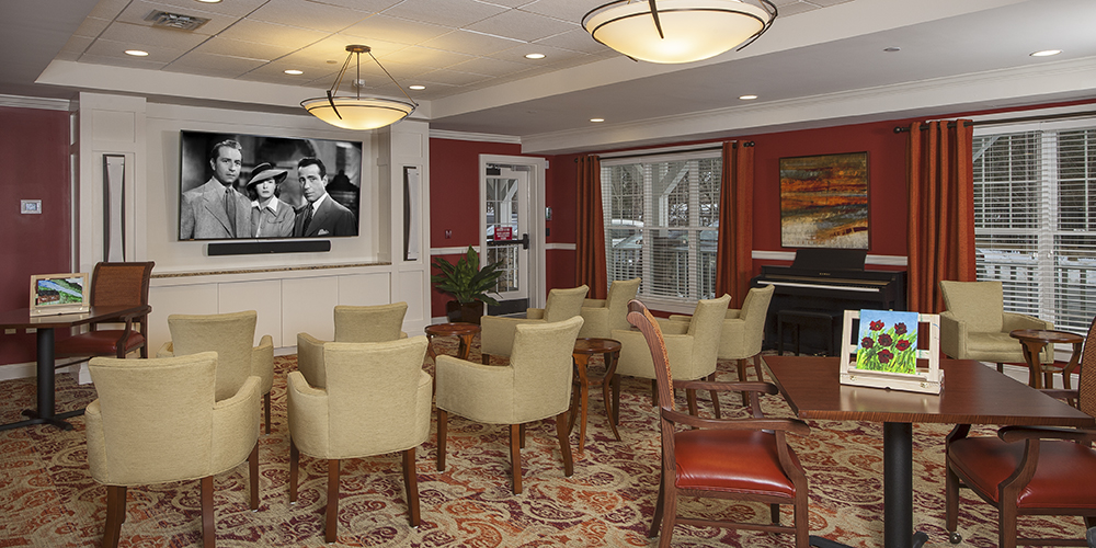 Brightview Tarrytown Television Viewing Room - New York Senior Living